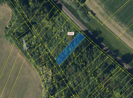 Prodej - pozemek, les, 660 m²