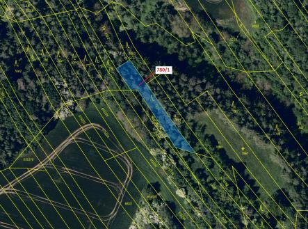 Prodej - pozemek, les, 659 m²