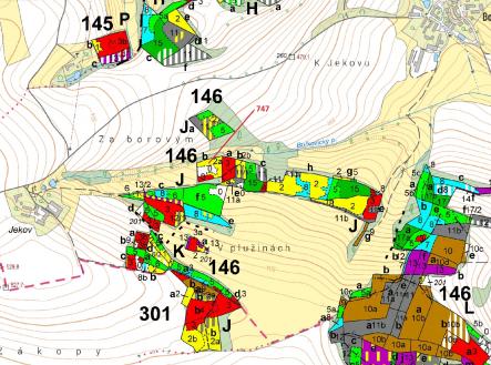 Prodej - pozemek, les, 3 010 m²