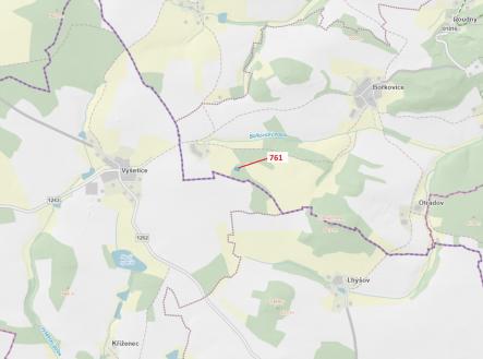Prodej - pozemek, les, 1 092 m²