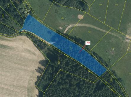Prodej - pozemek, les, 4 745 m²