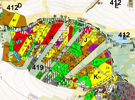 Prodej - pozemek, les, 287 m²