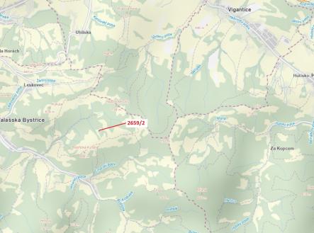 Prodej - pozemek, trvalý travní porost, 614 m²