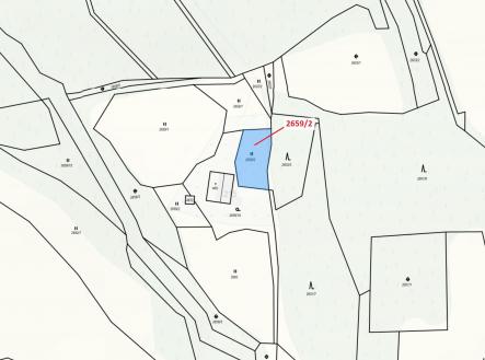 Prodej - pozemek, trvalý travní porost, 614 m²