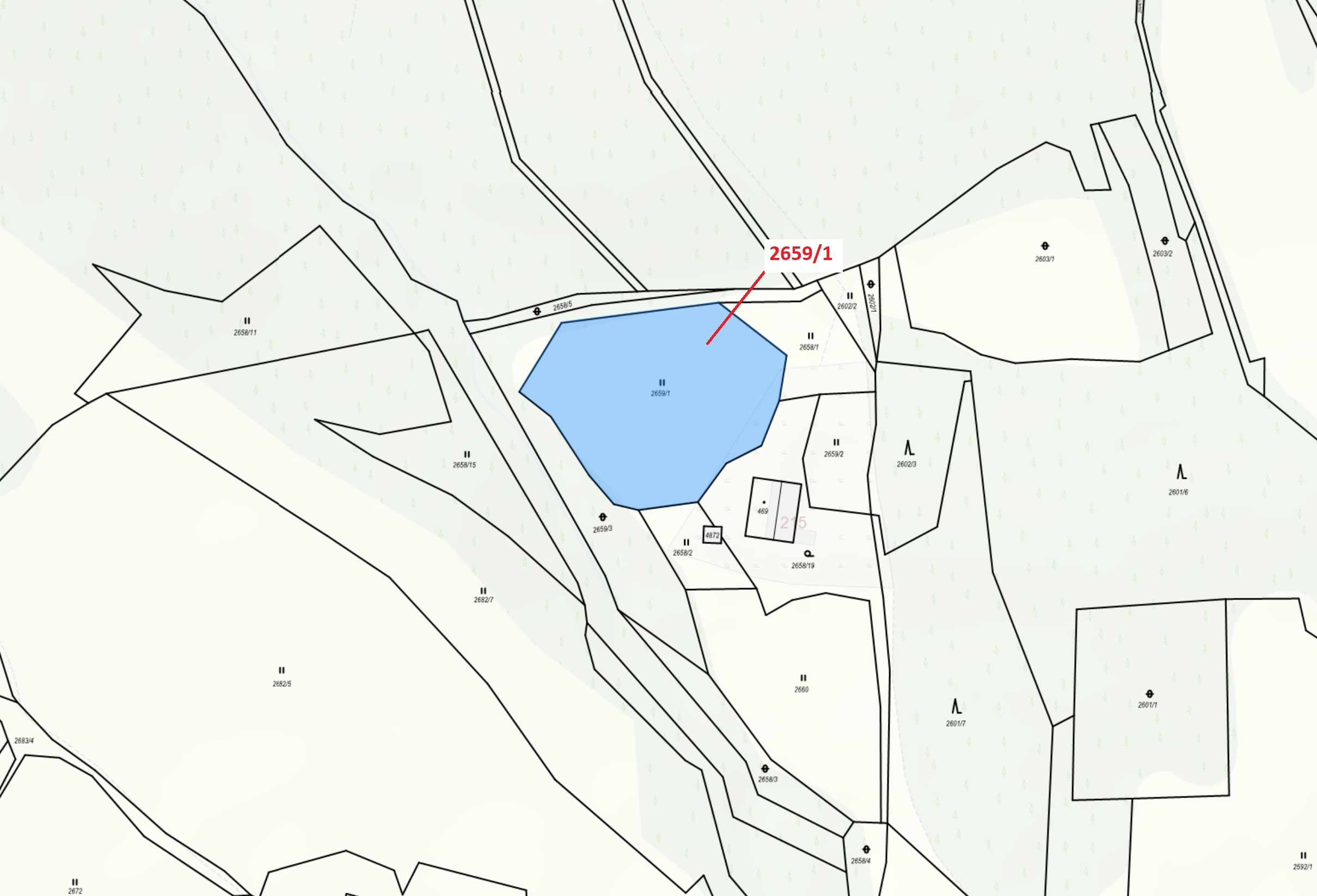 Trvalý travní porost o výměře 3375 m2, podíl 1/1, katastrální území Valašská Bystřice, obec Valašská