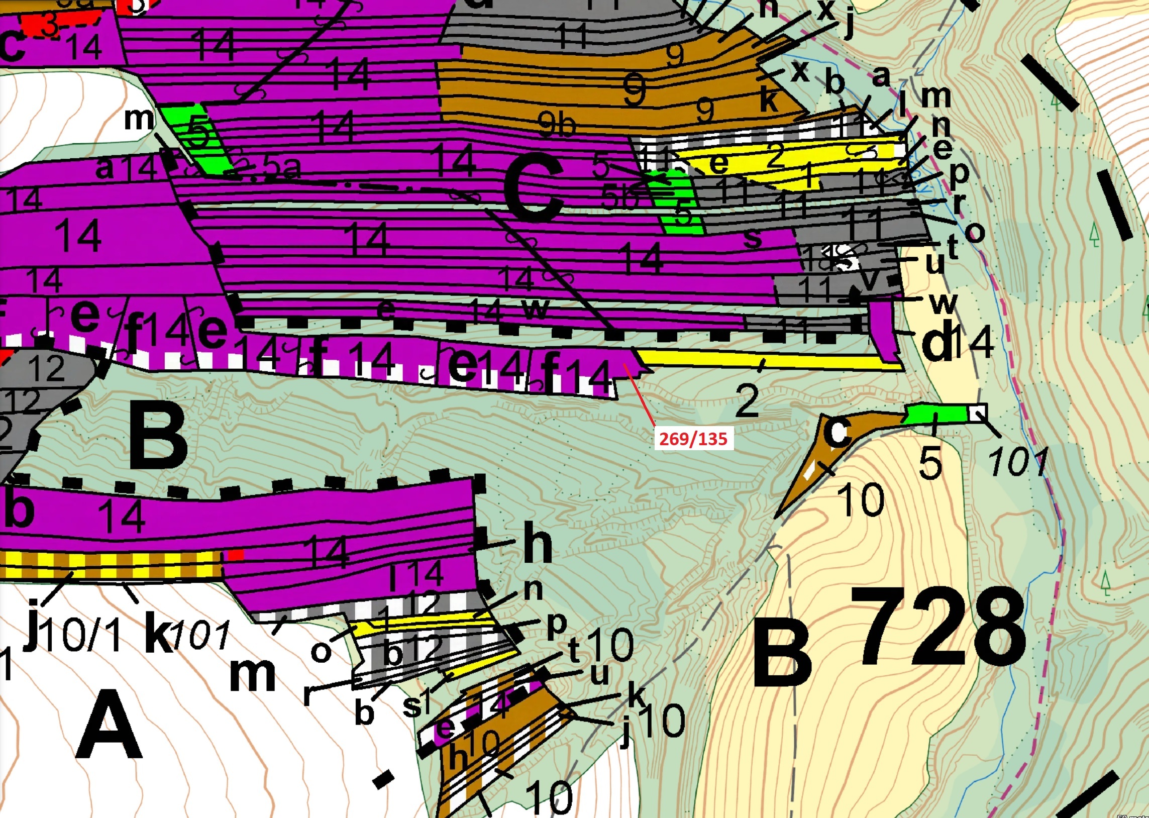 Lesní pozemek o výměře 2783 m2, podíl 1/1, katastrální území Břežany u Rakovníka, obec Břežany, obec