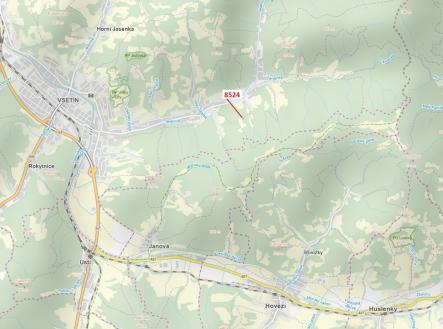 Prodej - pozemek, les, 939 m²