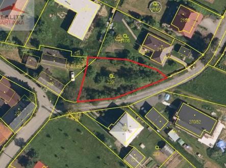 ortofoto 625 m2 JPG.jpg | Prodej - pozemek pro bydlení, 625 m²
