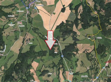 02-mapa-vc.strasina-a-rozsedel.jpg | Prodej - pozemek, les, 5 431 m²