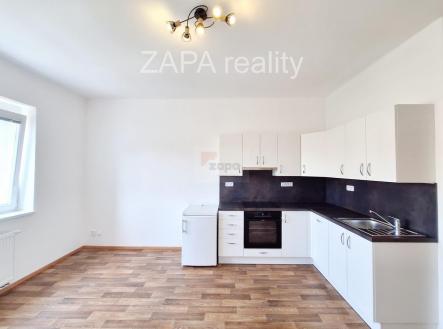 kuch. linka + obývák.jpg | Pronájem bytu, 2+kk, 42 m²
