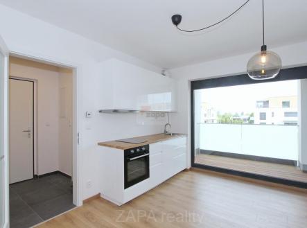 kuchy a lodie.JPG | Pronájem bytu, 2+kk, 44 m²