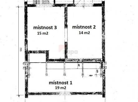 půdorys čísla upravené 2025.jpg | Pronájem - skladovací prostor, 14 m²