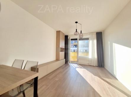 obývák a balkon nej.jpg | Pronájem bytu, 2+kk, 60 m²