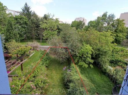 zahrada z lodie obrys.JPG | Prodej - dům/vila, 221 m²