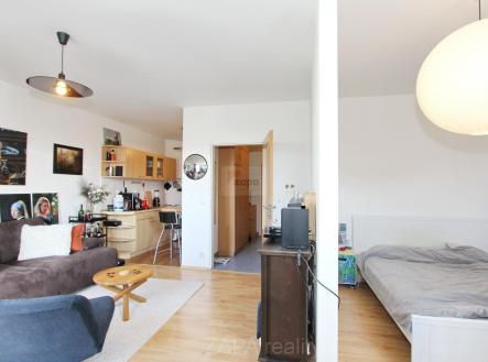 pohled z balkonu.JPG | Pronájem bytu, 1+1, 49 m²