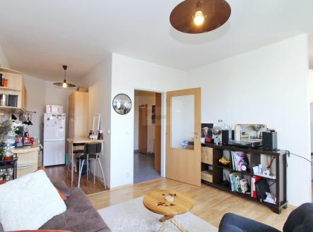 pohled z rohu obvacho pokoje.JPG | Pronájem bytu, 1+1, 49 m²