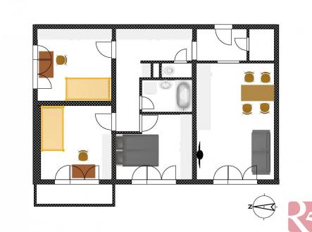 Narcisová, úprava 4kk | Prodej bytu, 4+kk, 77 m²