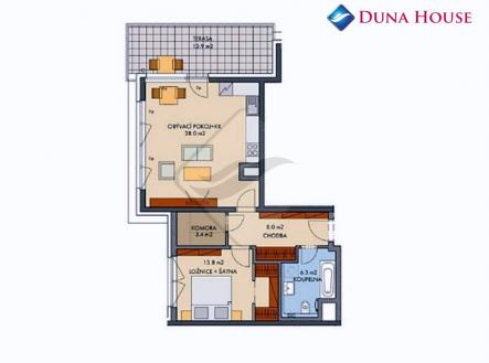 Prodej bytu, 2+kk, 77 m²