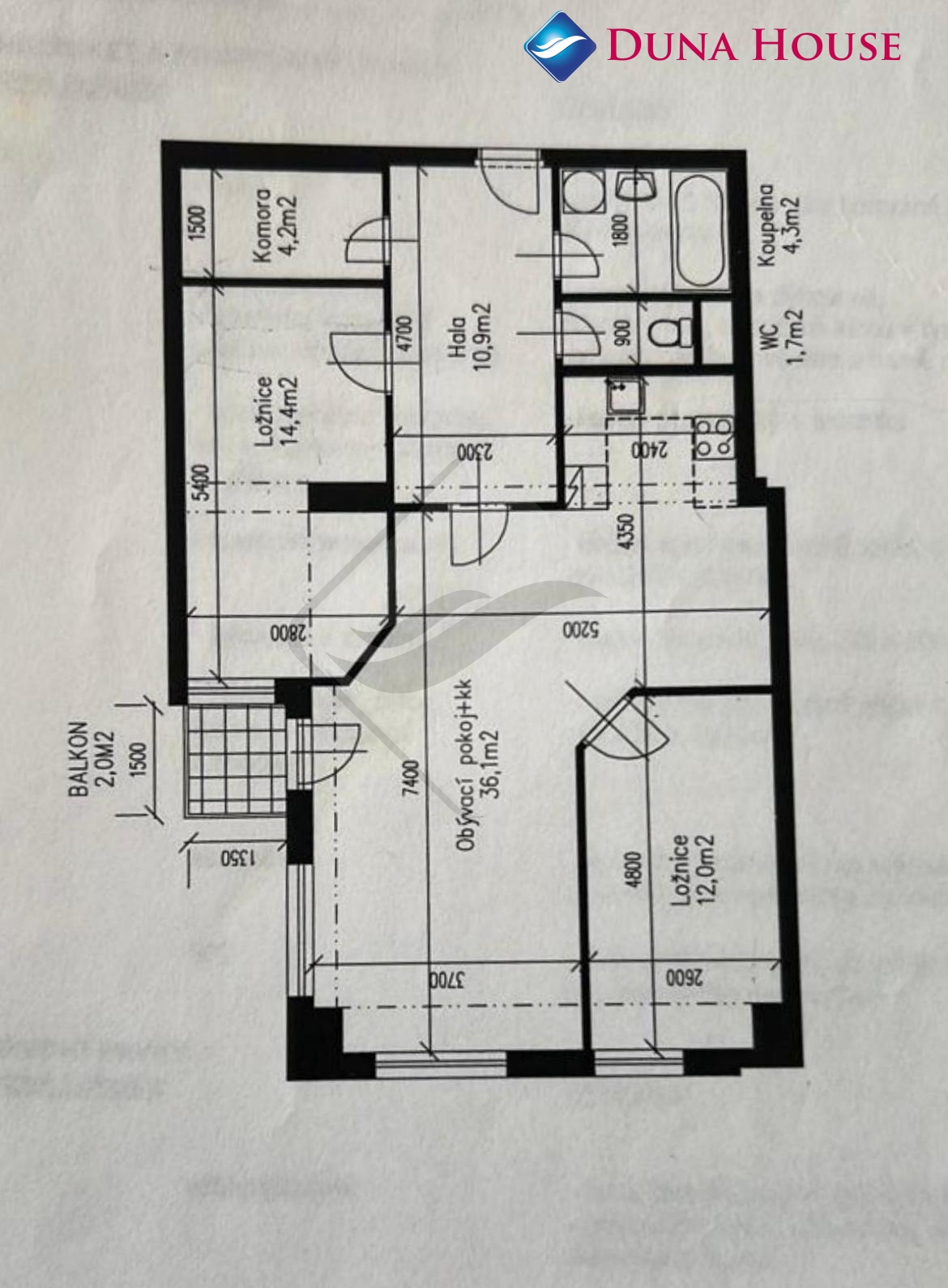 Prodej bytu 3 + KK/balkon, Malkovského, Praha 9 - Letňany.