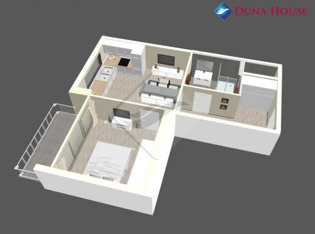 Prodej bytu, 2+kk, 44 m²