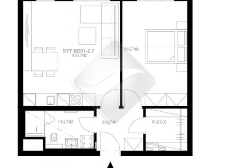 1.2.7.nove.jpg | Prodej bytu, 2+kk, 54 m²