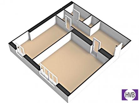 3d02.jpg | Prodej bytu, 2+kk, 50 m²