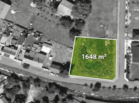 pozemek-07-ai-s-vymerou.png | Prodej - pozemek pro bydlení, 1 648 m²