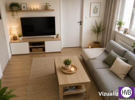 vizualizace-obyvak-1.png | Prodej bytu, 2+1, 45 m²