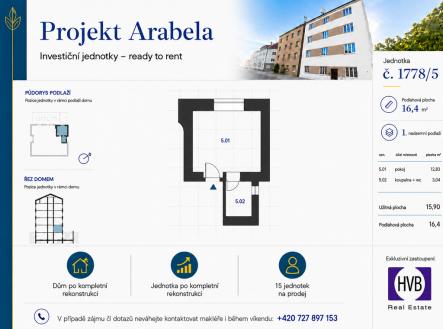 arabela-planek-c.5.png | Prodej bytu, 1+kk, 16 m²