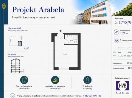 arabela-planek-c.9.png | Prodej bytu, 1+kk, 18 m²