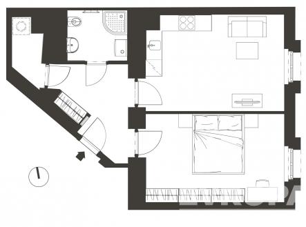 . | Prodej bytu, 2+kk, 57 m²