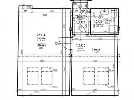 . | Prodej bytu, 2+kk, 41 m²