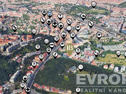 Mapa lokality | Prodej bytu, 2+kk, 57 m²