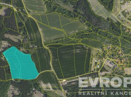 . | Prodej - pozemek, zemědělská půda, 53 749 m²