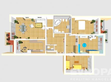 . | Prodej bytu, 3+1, 133 m²