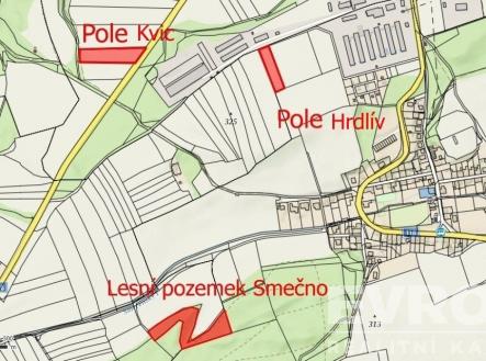 . | Prodej - pozemek, zemědělská půda, 17 665 m²