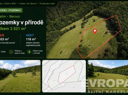 . | Prodej - pozemek, trvalý travní porost, 3 521 m²