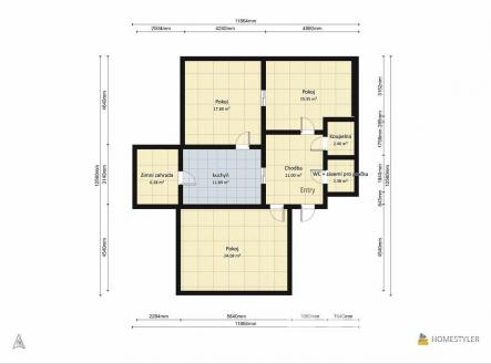 . | Prodej bytu, 3+1, 95 m²