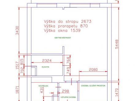 . | Prodej bytu, 1+kk, 44 m²