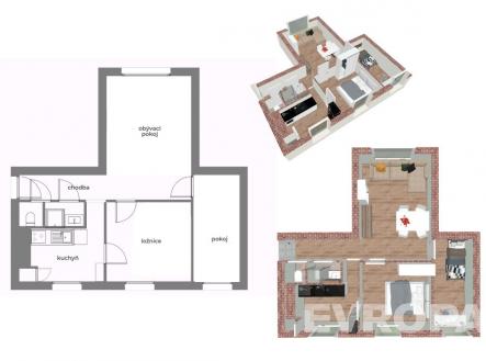. | Prodej bytu, 3+1, 61 m²