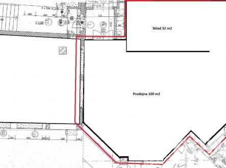 . | Pronájem - obchodní prostor, 132 m²