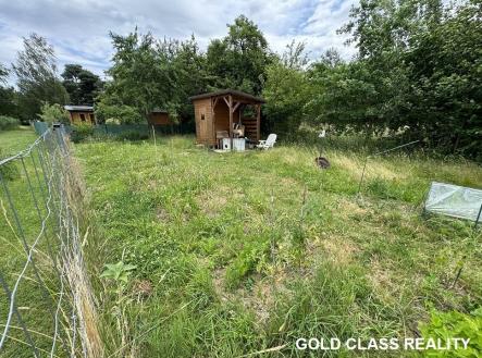 pohled na zahradu | Pronájem - pozemek, zahrada, 330 m²
