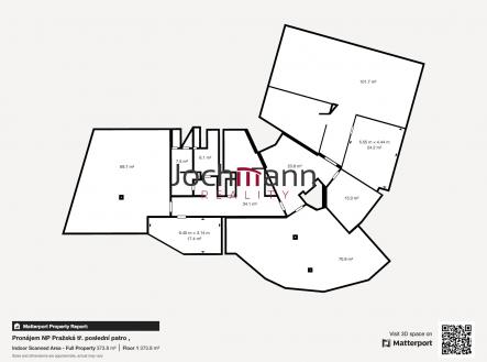 Pron jem NP Pra sk t posledn patro - Floor 1 2 | Pronájem - kanceláře, 844 m²