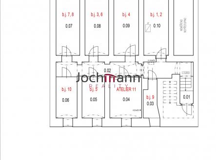 01 Půdorys 1PP | Prodej - nájemní dům, 719 m²