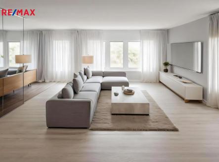 Obývací pokoj | Prodej bytu, 2+1, 160 m²