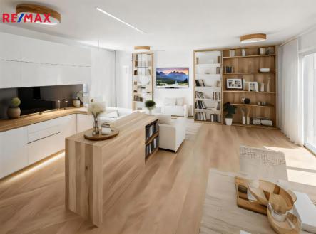 Kuchyně a obývací pokoj | Prodej bytu, 3+kk, 124 m²