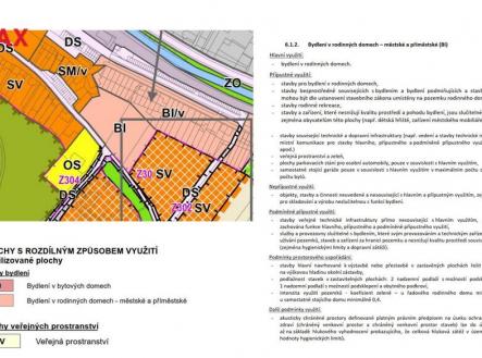 Výtah z územního plánu | Prodej - pozemek pro bydlení, 747 m²