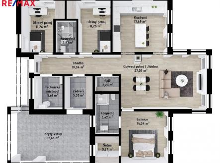 Nízkoenergetická dřevostavba 4+kk ve Velaticích | Prodej - dům/vila, 137 m²