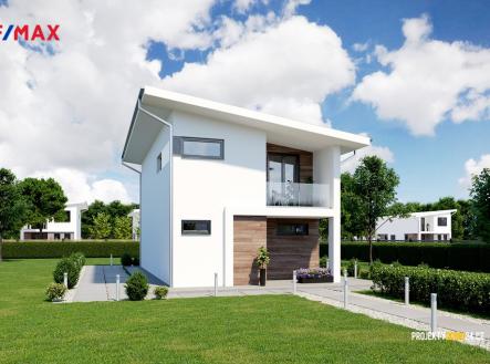 Rodinný dům na klíč 123 m2, Stavební pozemek, 578 m2, Chrlice, Brno | Prodej - dům/vila, 123 m²