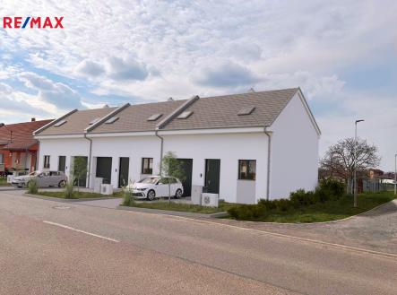 Pohled z ulice - vizualizacv | Prodej - dům/vila, 132 m²
